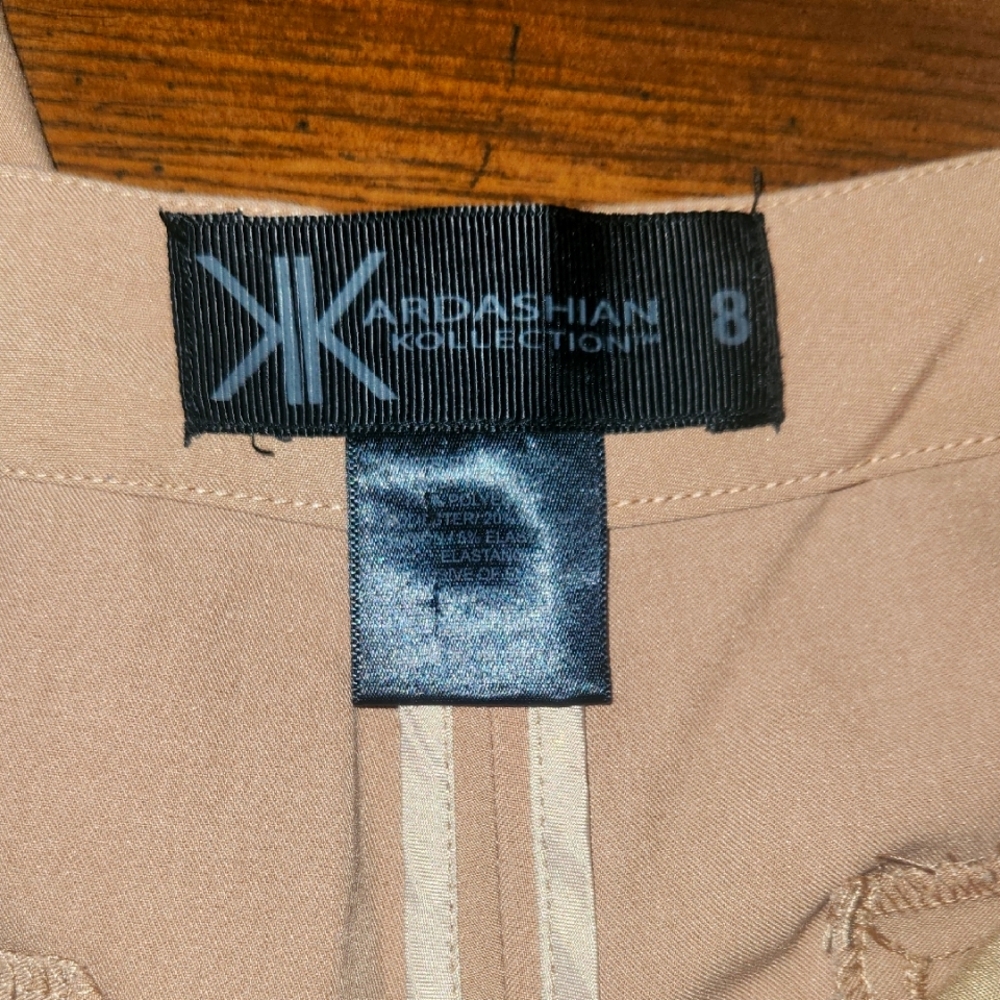 Kardashian Kollection Beige Trousers